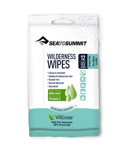 Sea to Summit Wilderness Wipes - 12 Extra Thick Wipes - Vaskeservietter